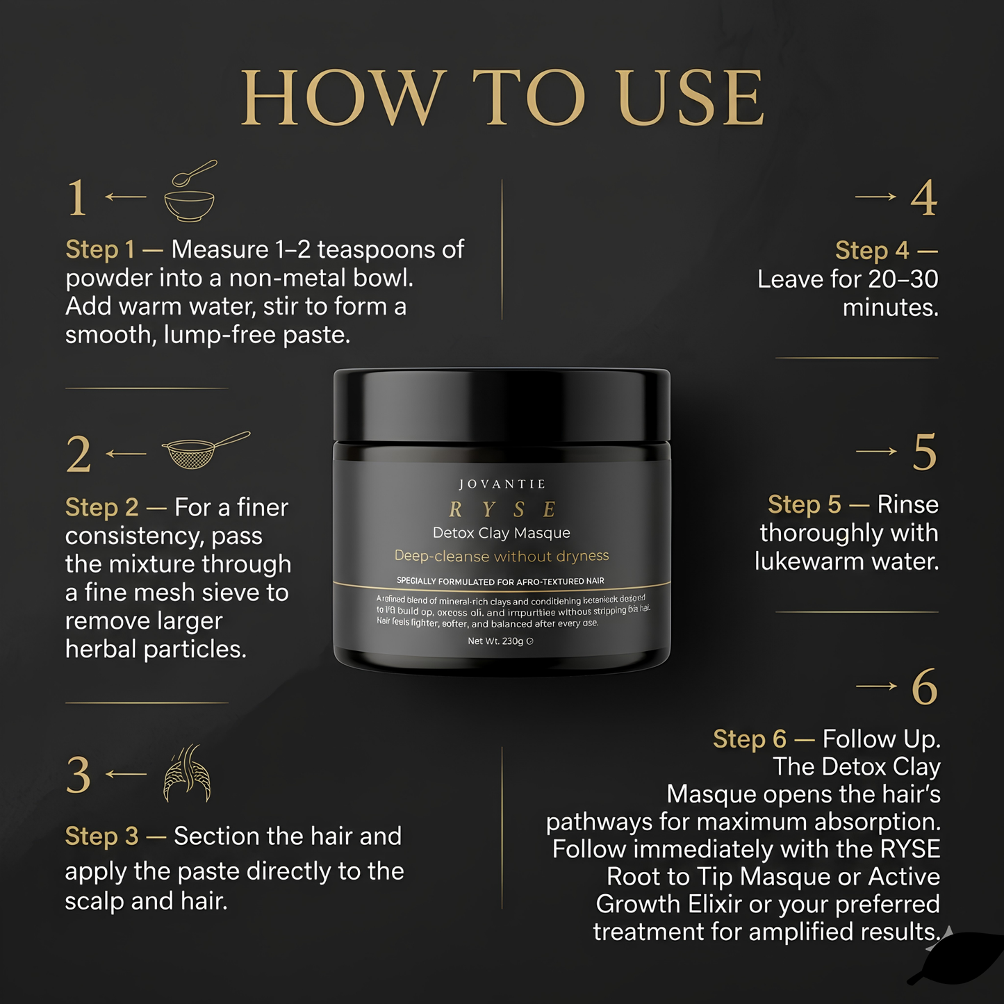 RYSE Detox Clay Masque